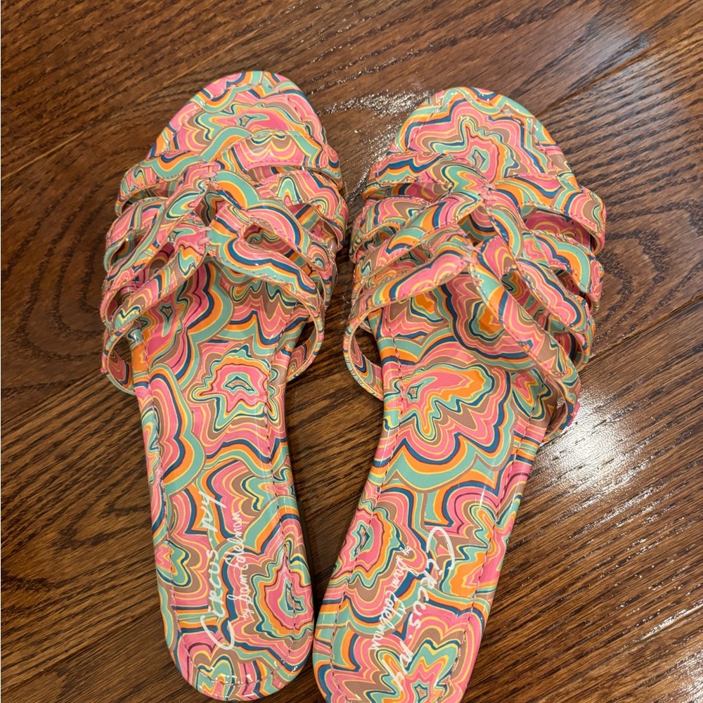 Circus by Sam Edelman Multicolor Swirl Sandals